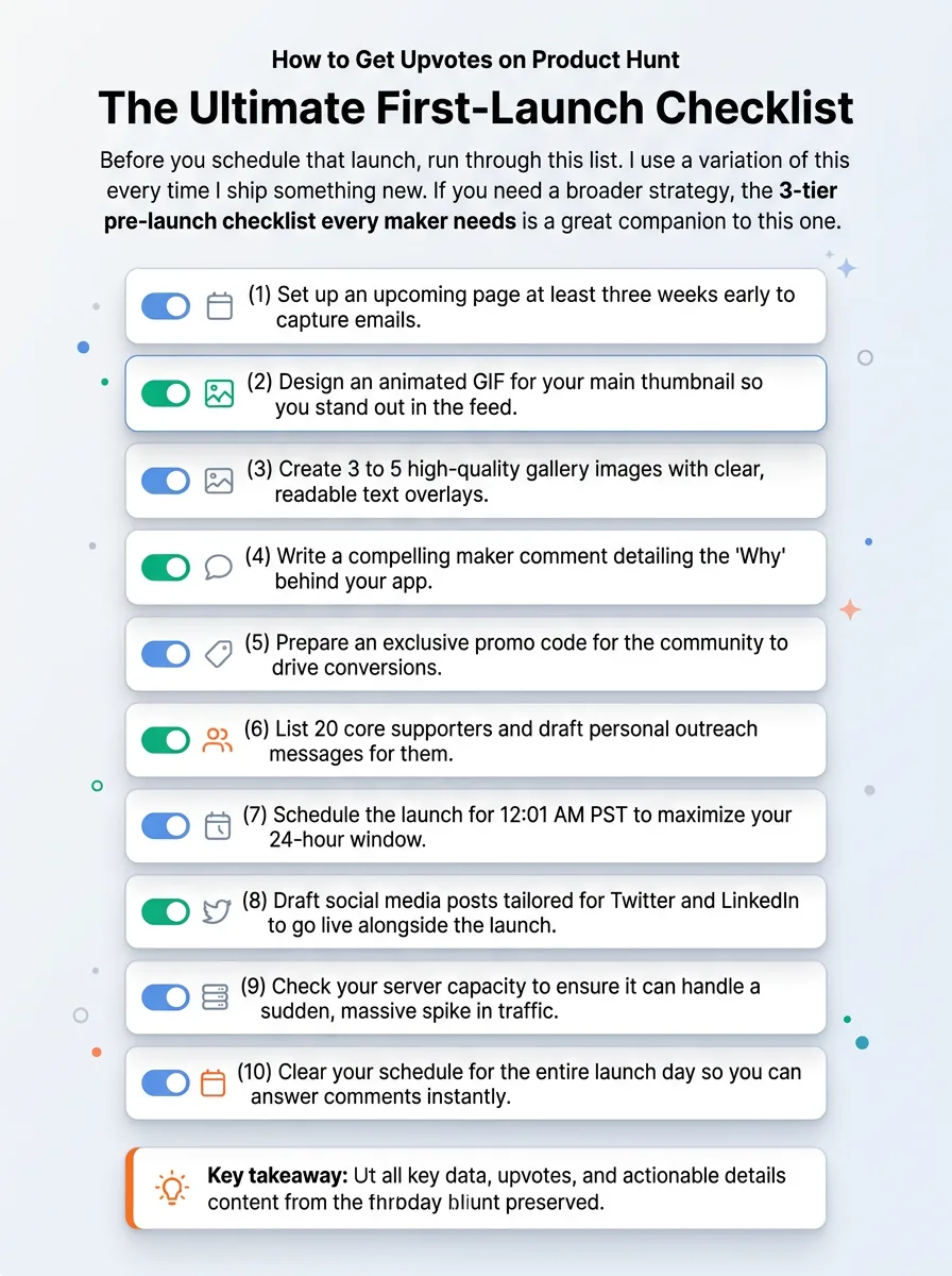 The Ultimate First-Launch Checklist