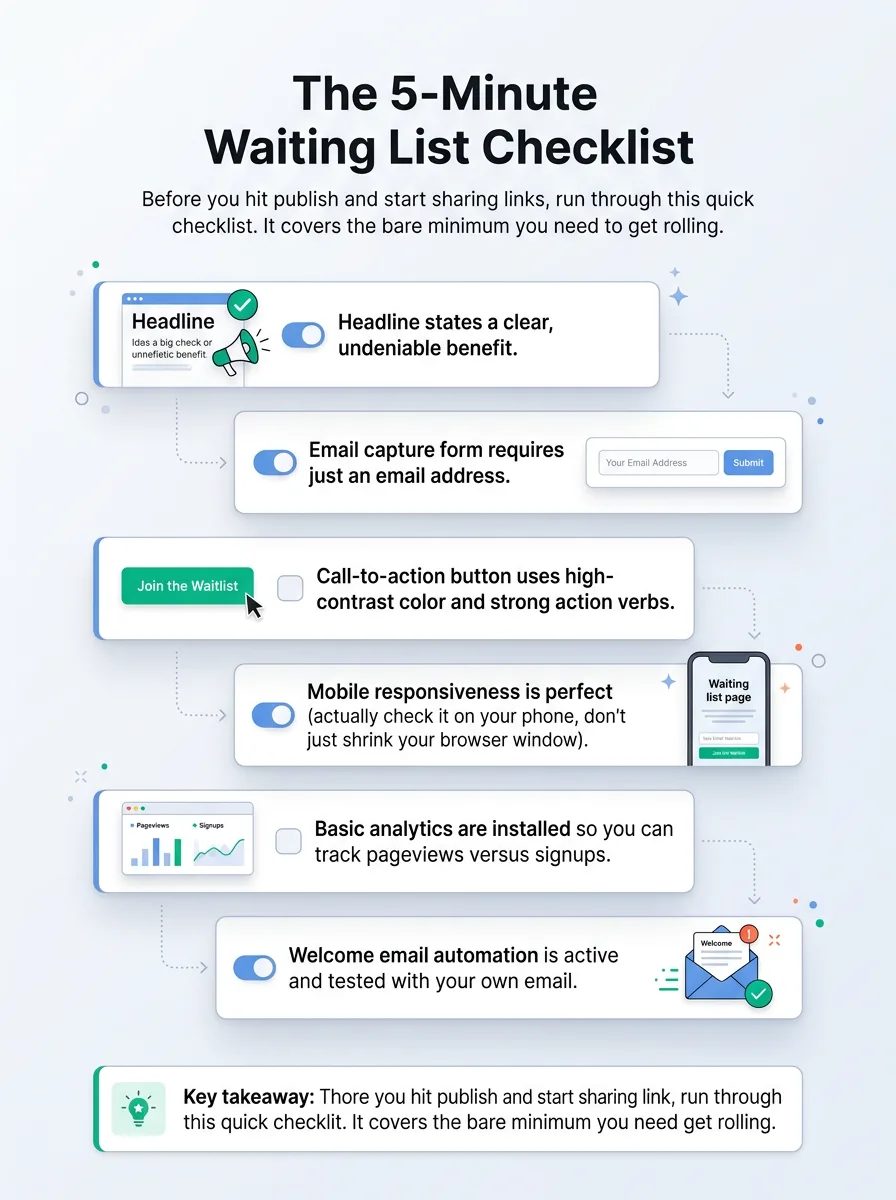 The 5-Minute Waiting List Checklist