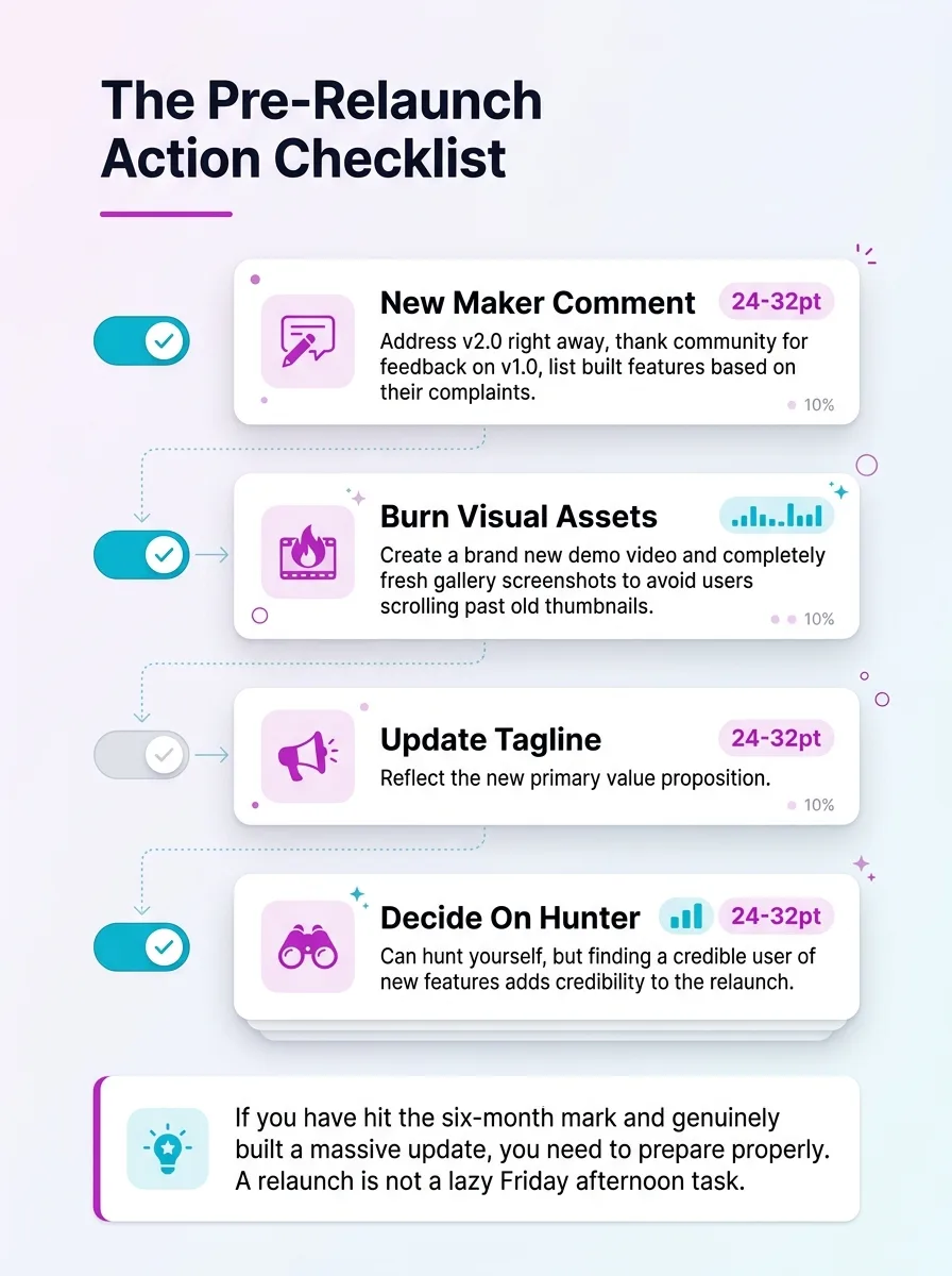 The Pre-Relaunch Action Checklist