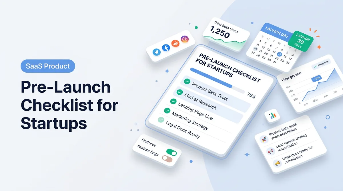 What is a Startup Pre-Launch Checklist?