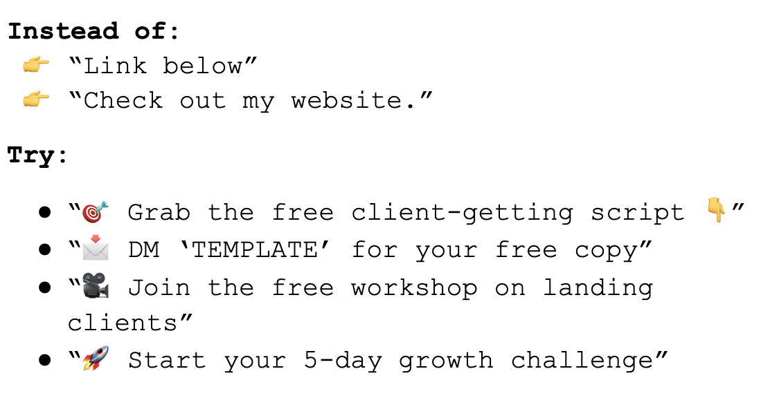 Instagram BIO Templates