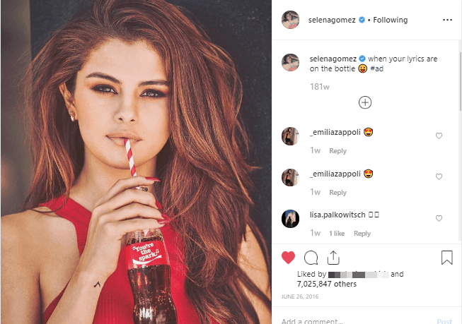 viral content - selena gomez