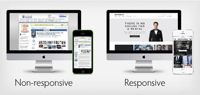 Non-responsive website